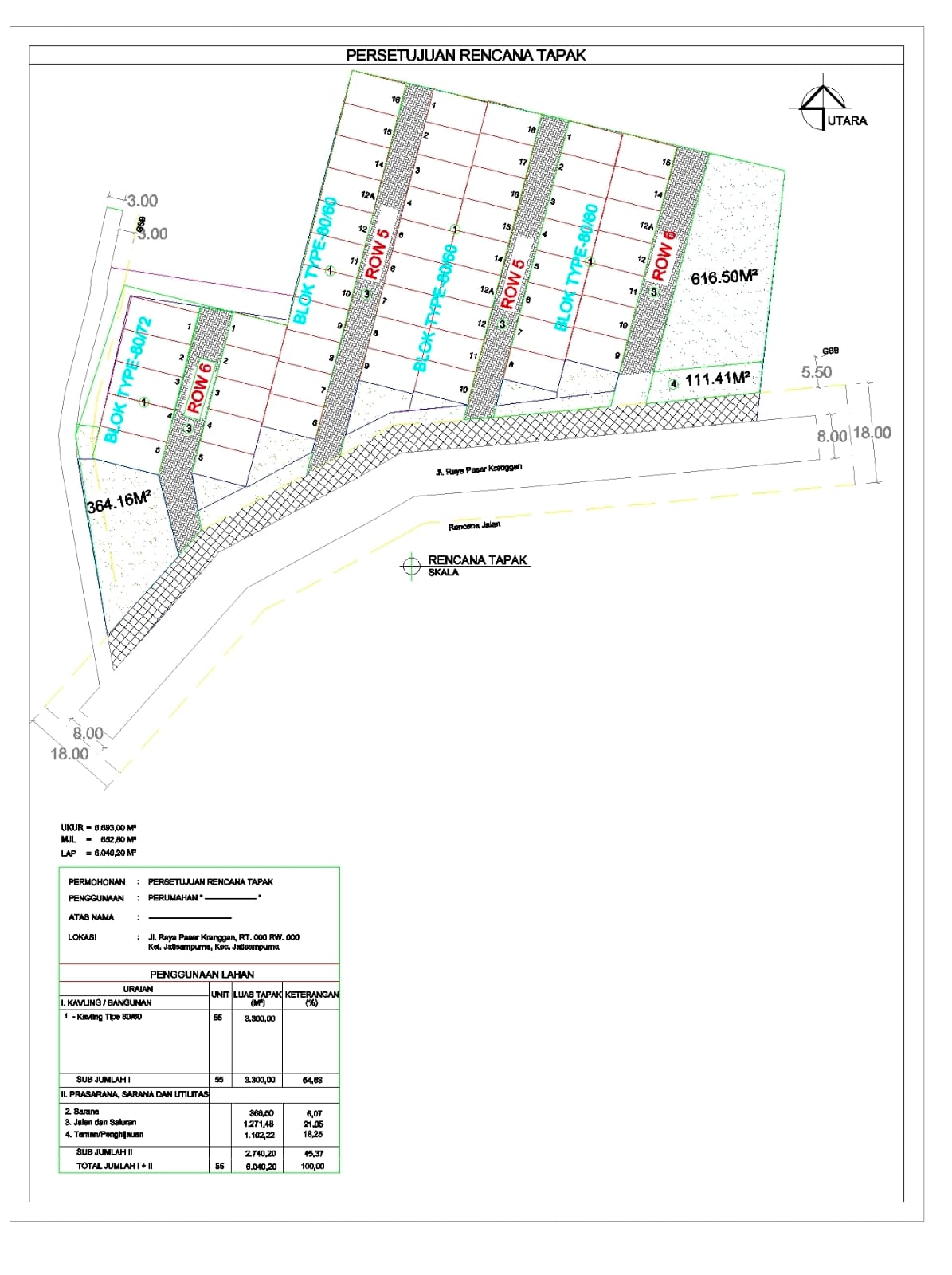 Siteplan Vermont Cibubur